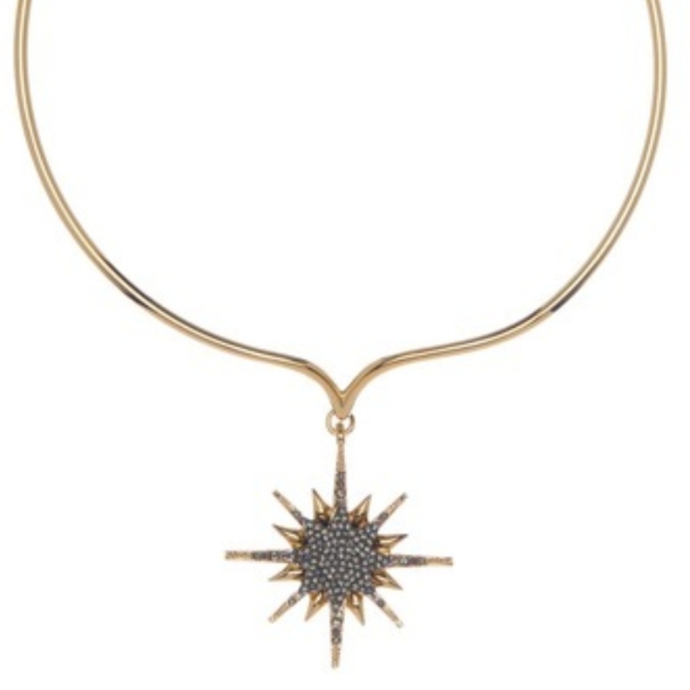 Vince Camuto star pave necklace